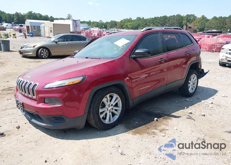 2015 Jeep Cherokee Sport from USA, damaged, VIN 1C4PJLAB9FW731867